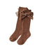 Velvet Bows on Socks Socks Little Palace Store